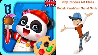 ÇİZİM OYUNLARI - MÜZİK OYUNLARI - ÇOCUKLAR İÇİN EL İŞİ OYUNLARI - Bebek Panda'nın Sanat Sınıfı screenshot 1