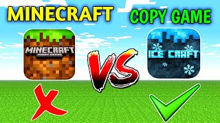 Copy game like minecraft ! Ice Craft Gameplay video ! Minecraft but better then Ice craft 😳😲