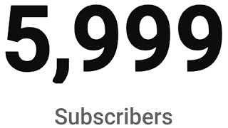 6000 SUBSCRIBERS