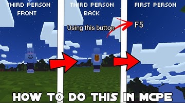 HOW TO CHANGE CAMERA MCPE 1.17 - NO MODS!