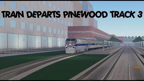ROBLOX Rails Unlimited | Train Departs Pinewood Depot Track 3