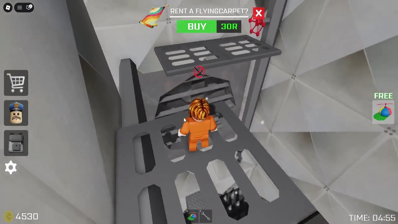 Prison Break in Roblox doing Easy mode speed run | Barrys Prison run | Roblox Gameplay |  #roblox