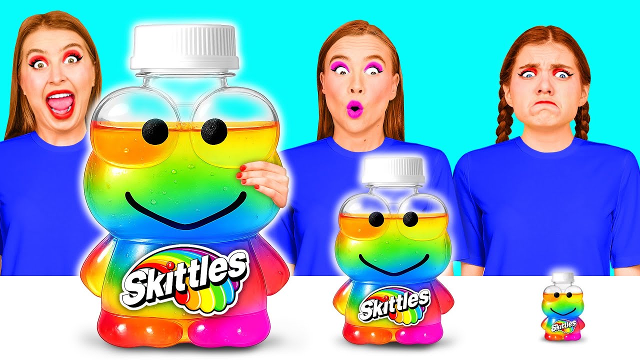 Большая, Средняя или Маленькая Тарелка Челлендж | Смешные Рецепты с Едой от BaRaDa Best