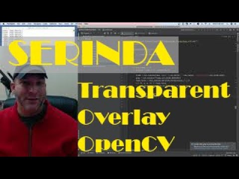 OpenCV Output Face Recognition on Transparent Image for HUD/HMD -- 1