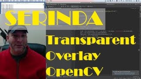 OpenCV Output Face Recognition on Transparent Image for HUD/HMD -- 1