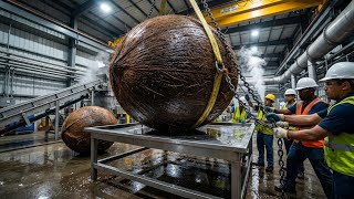 Inside the Coconut Milk Factory – Millions of Coconuts Processed Every Day | Full Video 2025