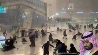 السعوديه الآن ⚠️ سيول و امطار مدمرة تضرب مكه المكرمه وهروب المواطنين  اليوم مباشر 2023