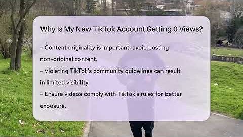 Why Is My New TikTok Account Getting 0 Views? - Everyday-Networking