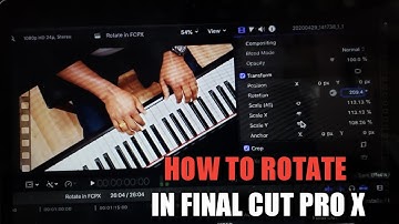 How to Rotate a Video in Final Cut Pro X