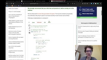 Palindrome Number.  Pow(x, n).  Longest Substring Without Repeating Characters. [LeetCode]