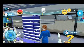 Virtual girl Tourist bus waitress jobs: Bus Games screenshot 2