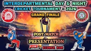 POST MATCH PRESENTATION I GRAND FINALE I IDCT 2026 I ECoRSA-KUR