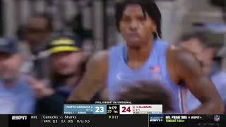 Mark Sears vs UNC 24 PTS      11.27.22