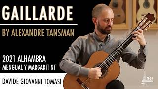 A. Tansmans Gaillarde played by Davide Giovanni Tomasi on a 2021 Alhambra Mengual y Margarit NT