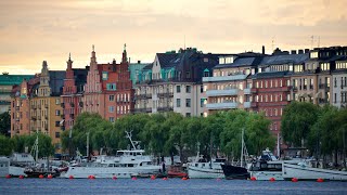 Waterfront stroll in Kungsholmen, Stockholm, Sweden