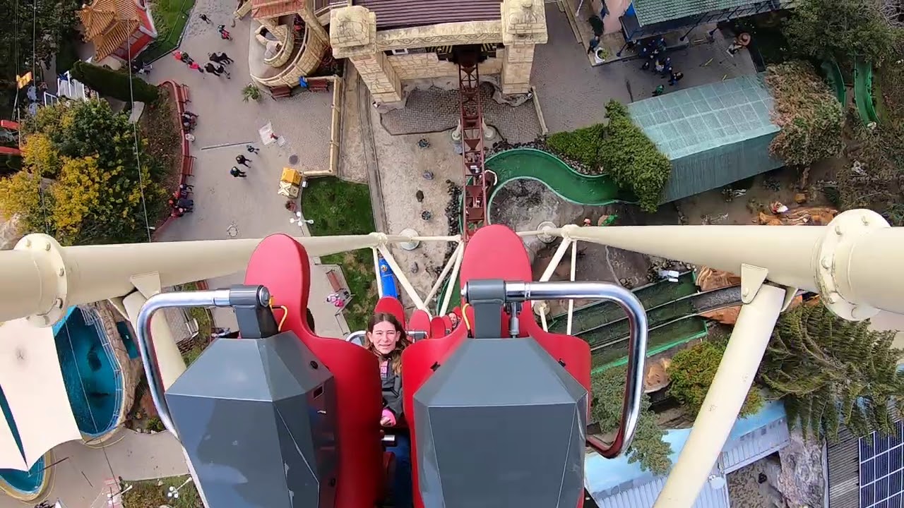 Cobra Rollercoaster (Last-Row Onride) Video Conny Land Lipperswil 2020