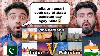 India Vs Pakistan 2021 Comparison |Shocking Pakistani Bros Reactions|