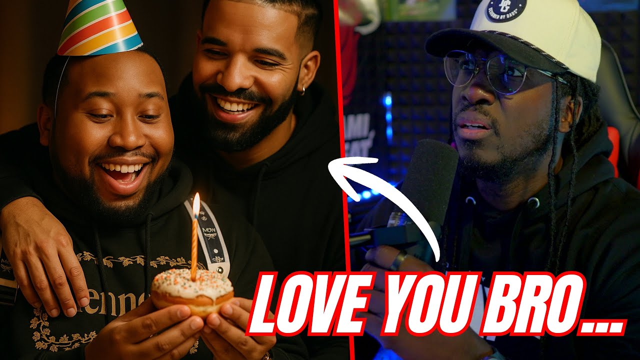 Akademiks РАЗБИЛСЯ для Дрейка в его день рождения… «Я люблю тебя, братан» 😭