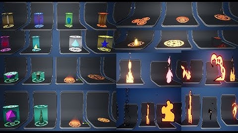 UE4 Niagara Spawn Aura and Fire Effect #UE4