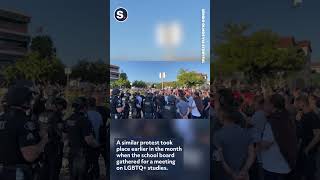 Violent Scenes Outside Glendale School District Meeting