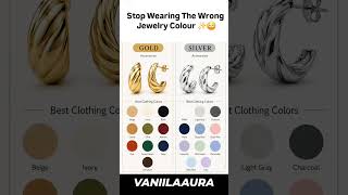 How to Match Gold & Silver Accessories With Any Outfit✨️ #fashiontips #styleleps #goldjewelry