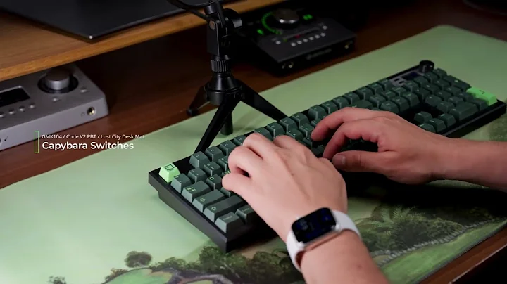 Keyboard Sound Test: Capybara Switches on GMK104 (Code PBT)