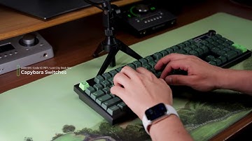 Keyboard Sound Test: Capybara Switches on GMK104 (Code PBT)