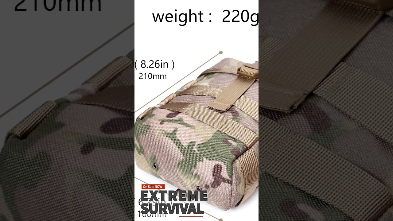 Military Molle EDC Pouch Shoulder Bag Tactical Binocular Telescope Storage Bag Survival Pouch