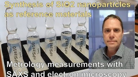 Synthesis of SiO2 Nanoparticles as reference materials : SAXS & electron microscopy measurements