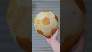 Making a Wooden Soccer Ball #shorts #woodworking #diy - YouTube