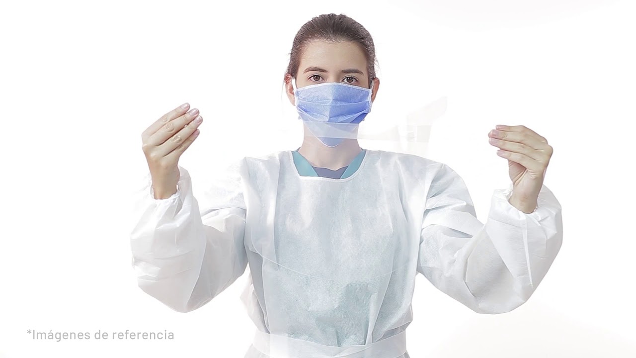 Colocación, uso y retiro de la careta facial