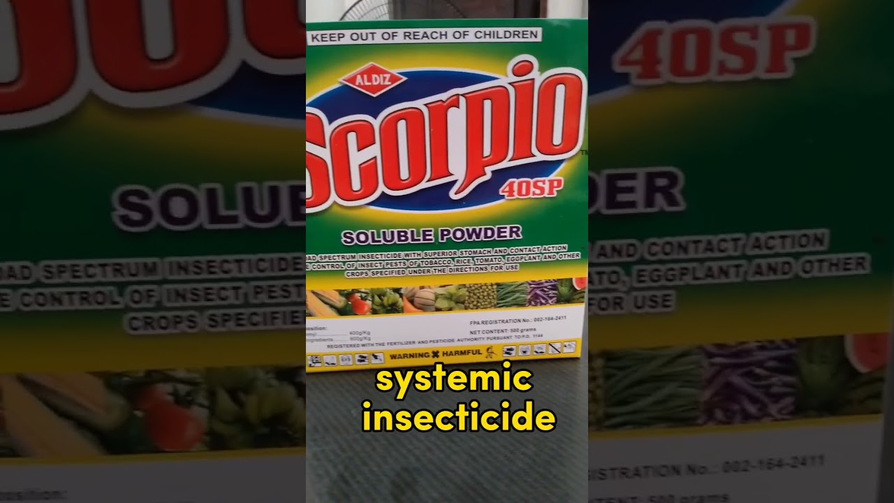 Оказывается, это системный инсектицид 