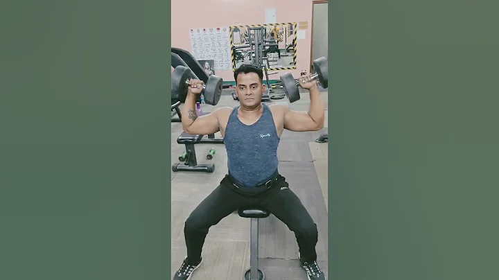 🔥 Insane Dumbbell Shoulder Press for Massive Delts 💪 | Advanced Shoulder Workout #Shorts