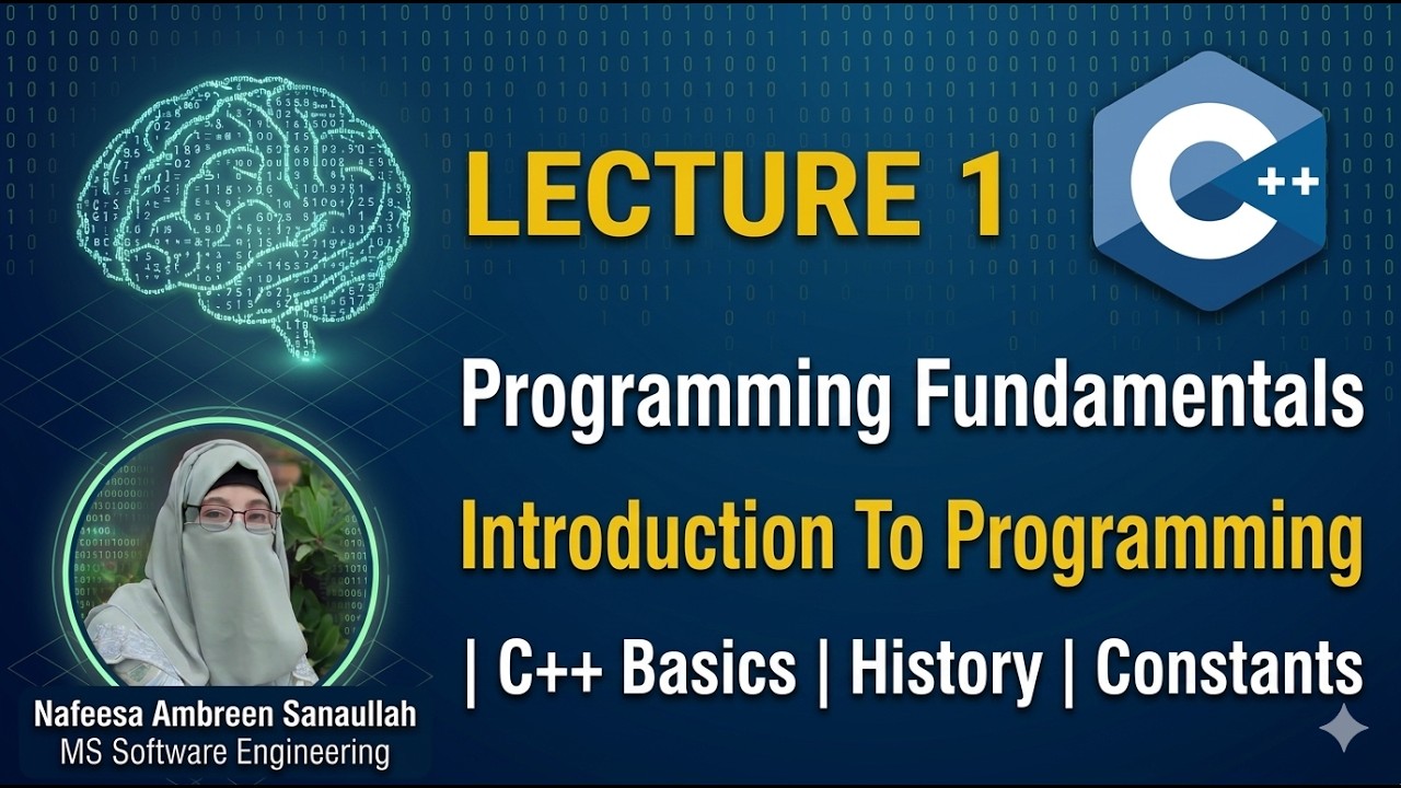 Programming Fundamentals Lecture 1 (Part 2) | What is Programming ...