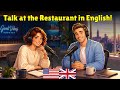 Talk About the Restaurant in English | Easy English Practice
