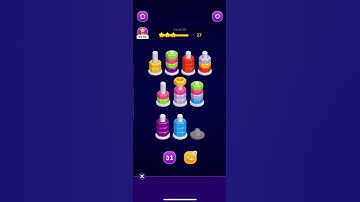 Nut Sort: Color Sorting Game | Level 45 | NO REVERTS #mobilegame #gaming  #gameplay