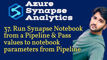 37. Run Synapse notebook from pipeline | Pass values to Notebook parameters from pipeline in Synapse