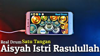 Bikin Syahdu😍😍 Aisyah Istri Rasulullah - Real Drum Satu Tangan Cover