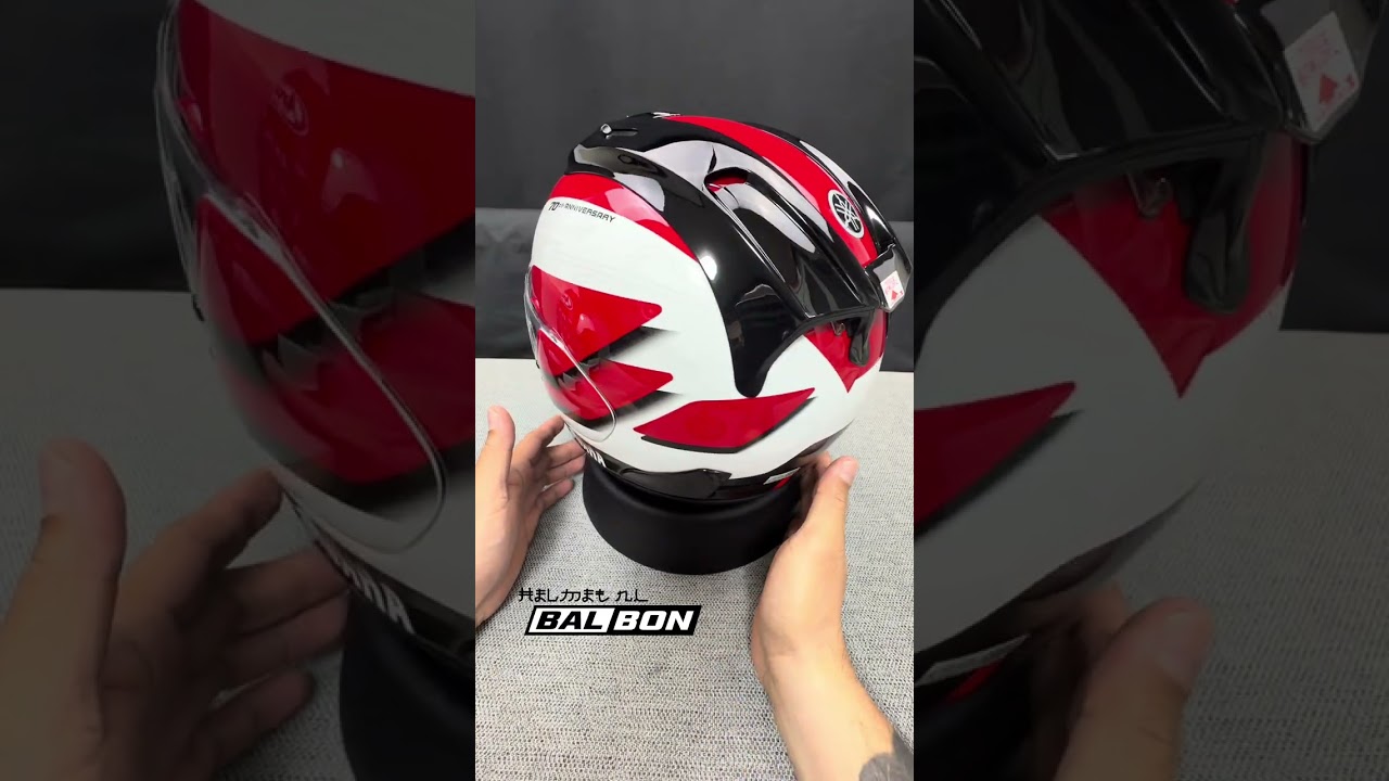 Limited Edition Arai RX-7X Yamaha 70th Anniversary - YouTube