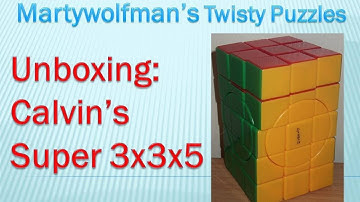 Unboxing: Calvins super 3x3x5 Cuboid