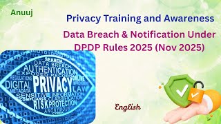Data Breach Notification Under DPDP Rules 2025, English Edition