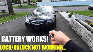 keyless entry not working? try this!