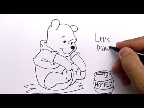 Cómo Dibujar a Winnie Pooh Paso a Paso FÁCIL 