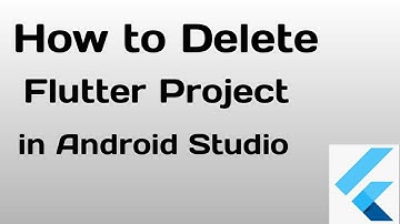 How to delete flutter project in android studio |Flutter Tutorial |IT Project | Shreya