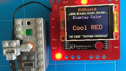 Creating Arduino UI using mindsensors EVShield UIModule