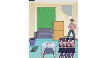 Tricky Mean Brain Puzzle Level 35. Walkthrough Gameplay