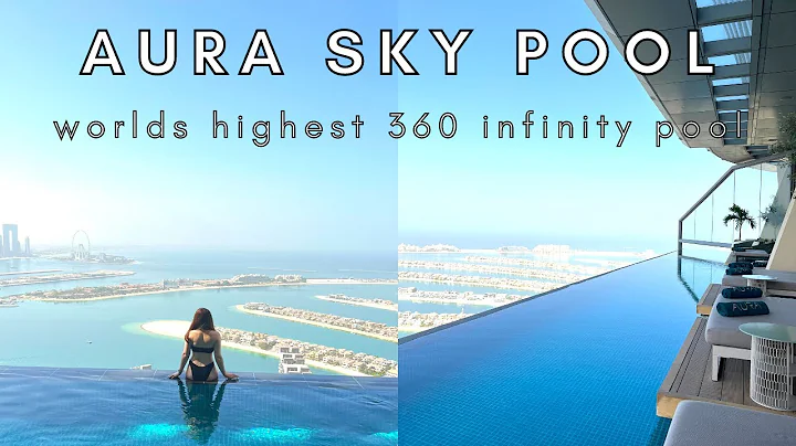 We Went to The World's Highest 360° Infinity Pool in The World | Aura Sky Pool Review 🌴