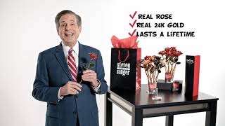 The Perfect Gift for Any Occasion - 24kt Gold Dipped Roses - Steven Singer Jewelers