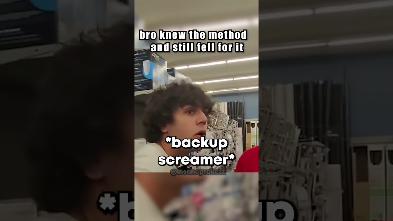 BEST backup screamer prank of all time! (@hestonjames)