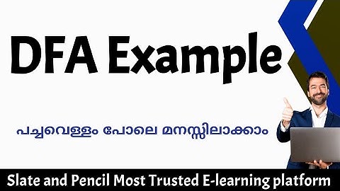Dfa Example|Theory of Computation|Toc malayalam Tutorial